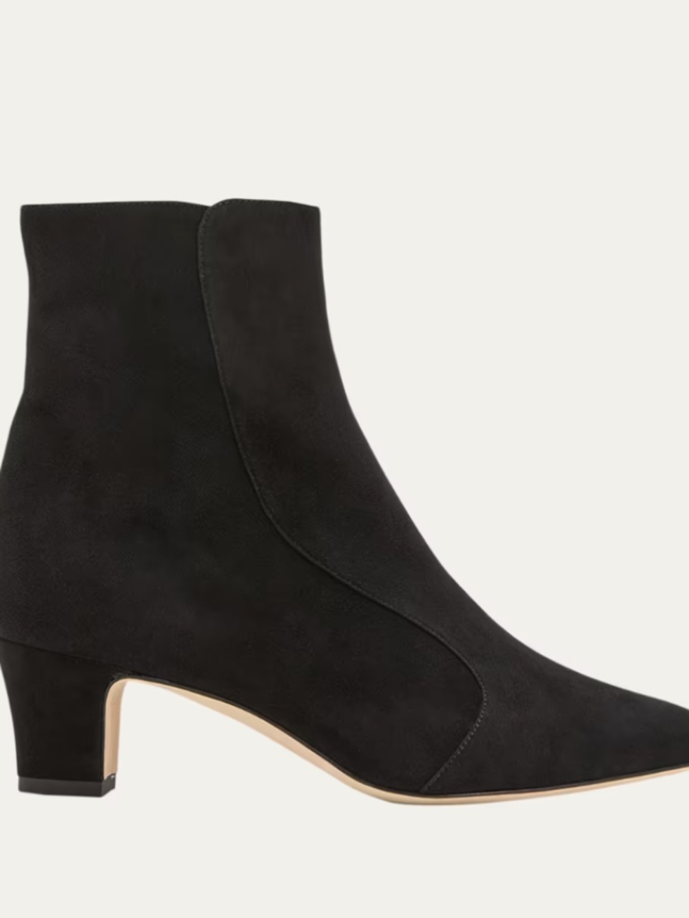 Manolo Blahnik Myconia Suede Ankle booties